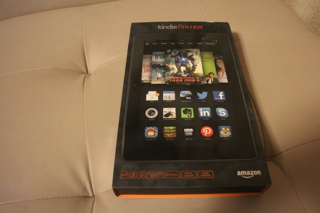 Kindle Fire HDX 8.9包装盒正面