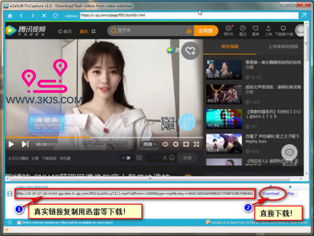 FLV网络视频嗅探器及下载工具 ： FlvCapture绿色版
