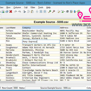 Ron's Editor : 最好用的CSV格式编辑处理工具
