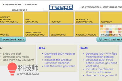 FreePD.com - 免费音乐素材下载网站