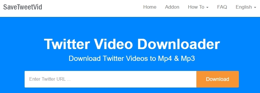 SaveTweetVid : 在线twitter视频下载工具