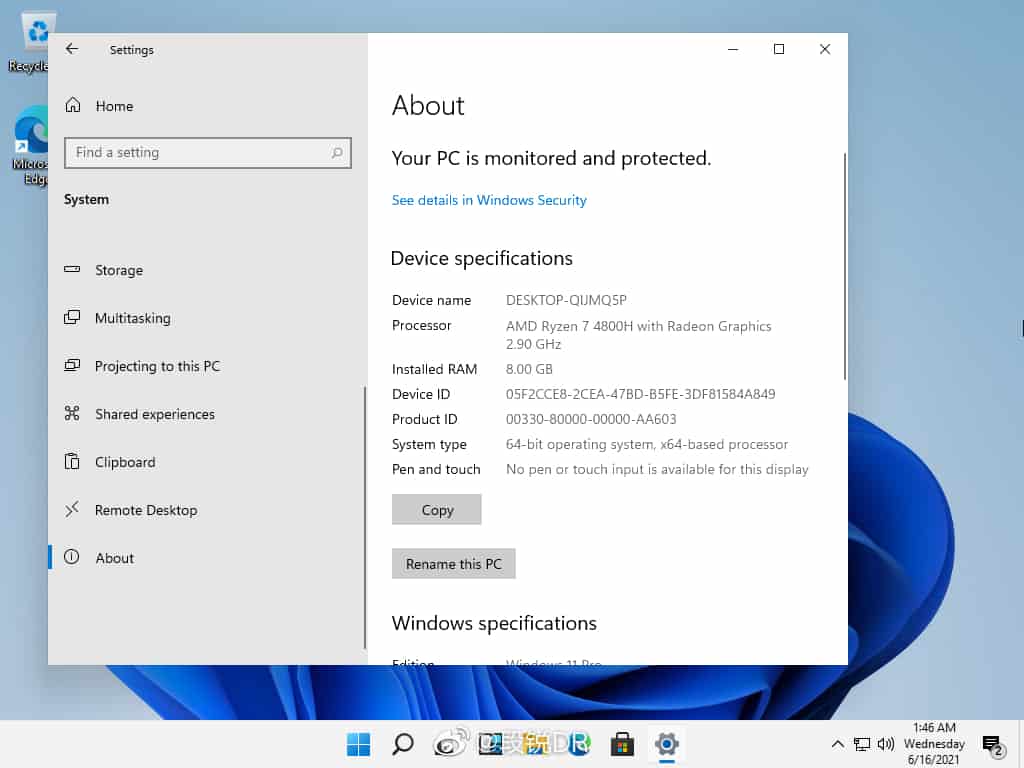 大量Windows 11界面截图曝光