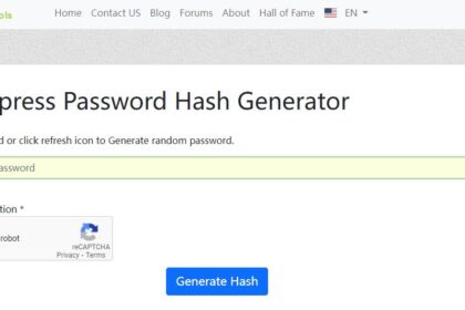 Wordpress Password Hash Generator - wordpress加密密码字符串生成工具