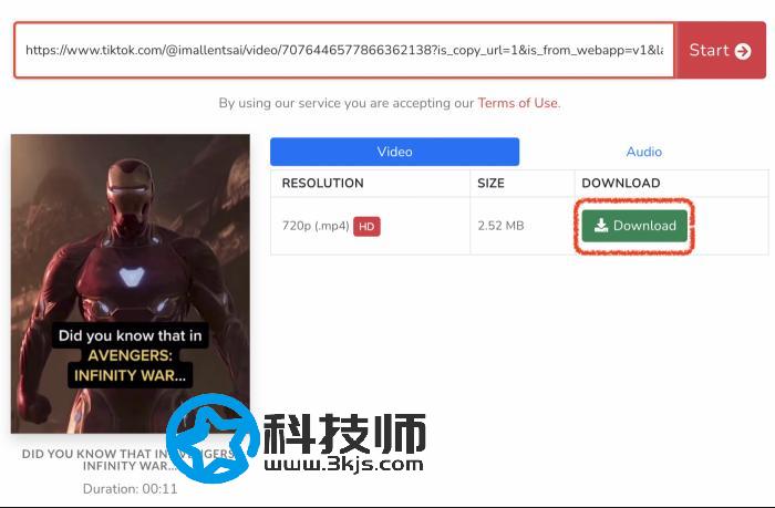 抖音无水印下载工具 - TikTok Downloader 