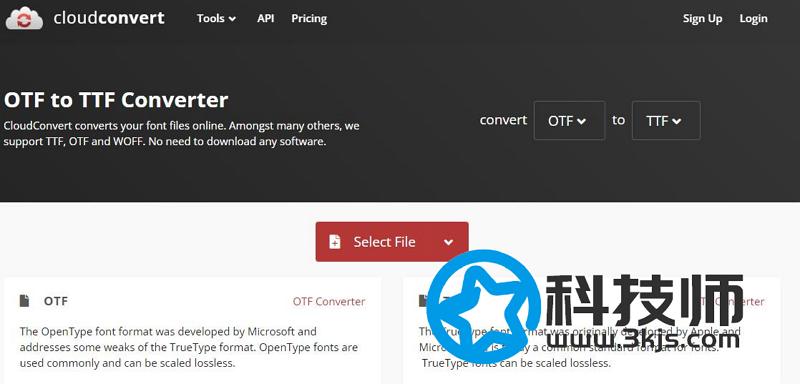 OTF转TTF在线字体转换工具 - OTF to TTF Converter