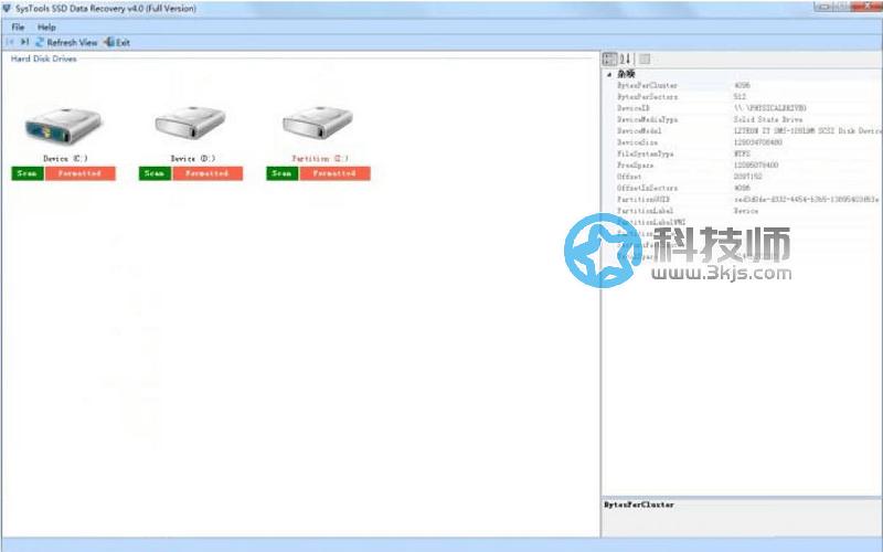 ssd数据恢复软件 - SysTools SSD Data Recovery