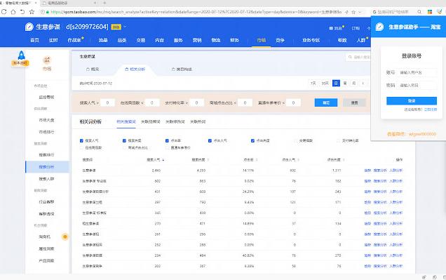 生意参谋助手 - 提高电商选品效率的Chrome插件