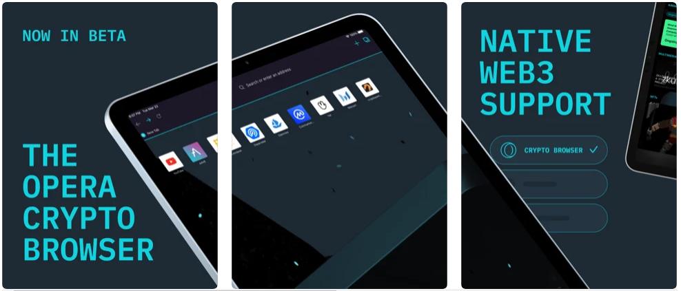 支持Web3的浏览器Opera Crypto Browser正式登陆 iOS