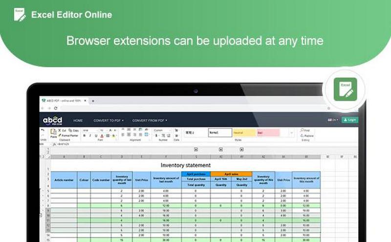 [Chrome] Excel在线编辑器(在线编辑excel表格)