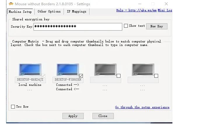 微软无界鼠标(一套键鼠控制两台电脑)下载及使用教程