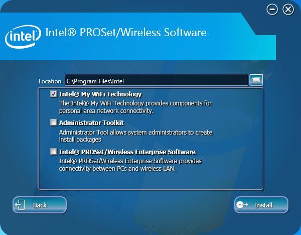 Intel PROSet(Intel无线网卡驱动程序)官方版下载