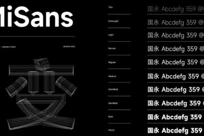 MiSans小米字体下载（免费可商用）