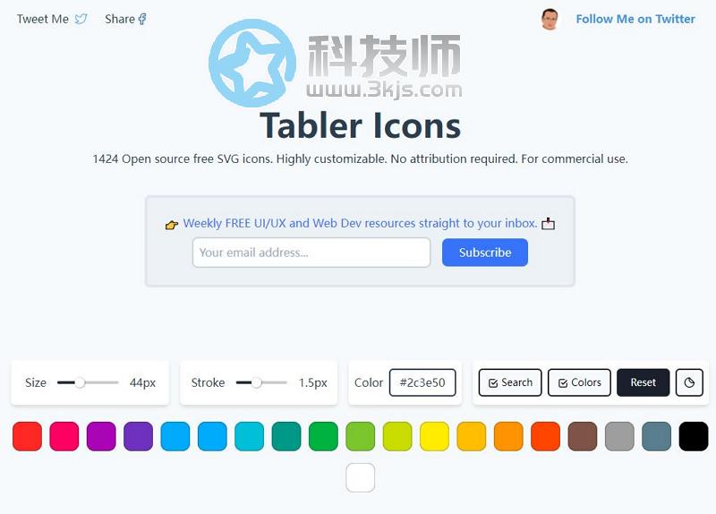 Tabler Icons - 免费图标下载的在线网站