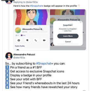 Snapchat宣布测试付费服务：收费功能公开