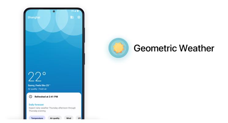  几何天气(GeometricWeather) - 安卓预报天气软件