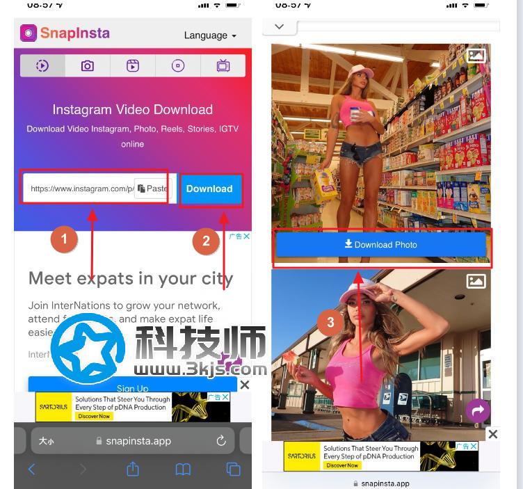 SnapInsta - ins图片视频下载工具(含使用教程)