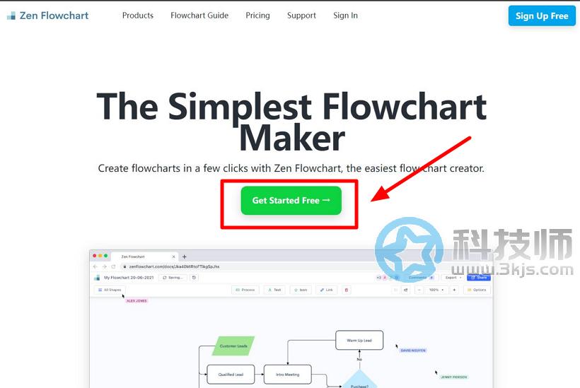 Zen Flowchart - 在线画流程图[含使用教程]