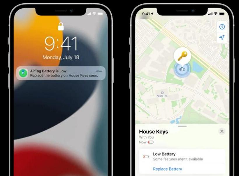 升级iOS 15.6后：AirTag电池状态显示突然消失