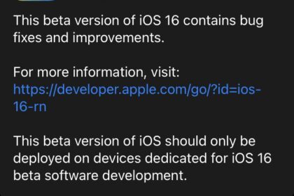 苹果推出iOS 16 Beta 4固件：版本为20A5328h