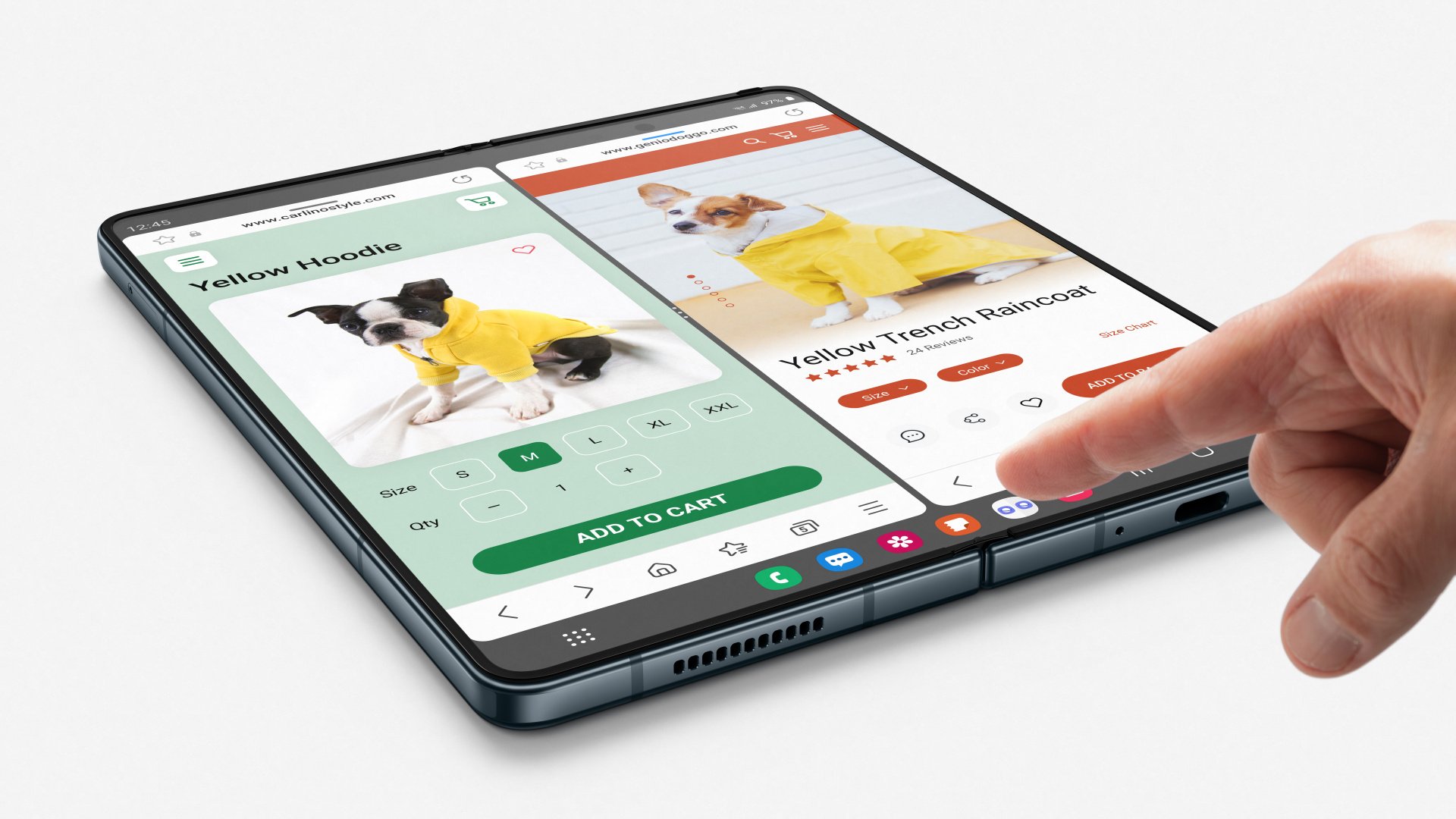 Galaxy Z Fold 4、Flip 4 大量疑似官方宣传图曝光