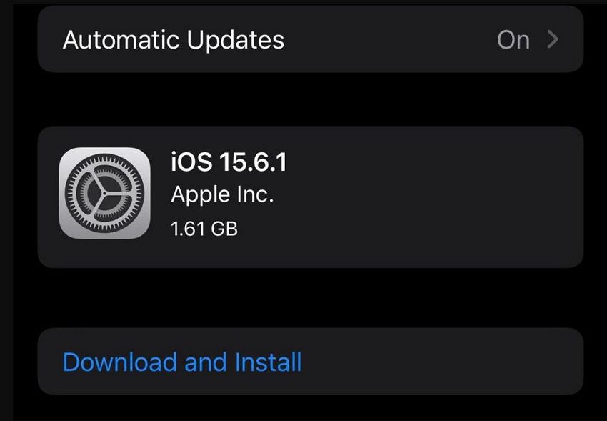 苹果推出 iOS 15.6.1 / iPadOS 15.6.1 固件并呼吁尽快更新