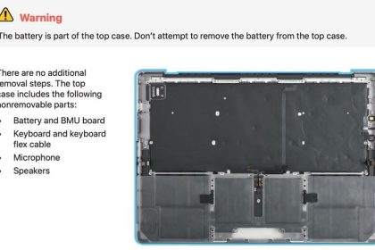 iFixit批评苹果自助维修计划 ：让MacBook看起来更难维修