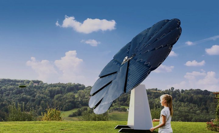 可爱的「太阳能树」或将成为未来的电动车充电站的设计