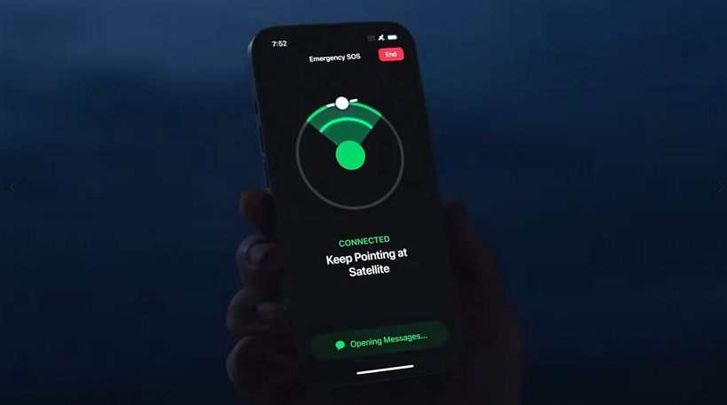 iPhone 14 首度加入卫星功能 ： 支持紧急SOS求生