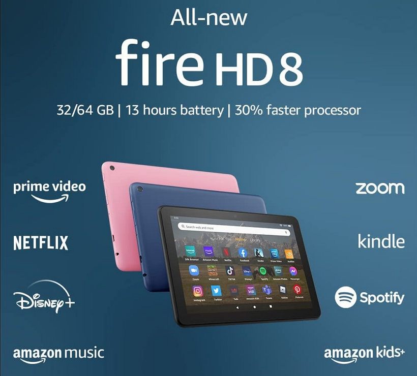 Amazon发布2022版Fire HD 8 ：速度快30%