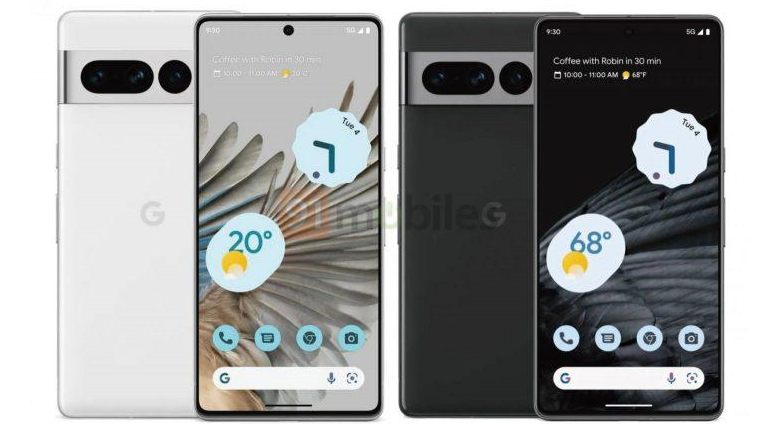 Google Pixel 7 和 Pixel 7 Pro 正面和背面渲染图曝光，售价 599 美元起