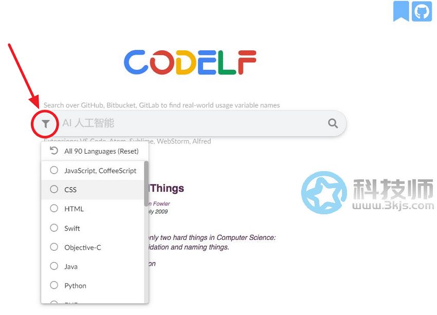 CODELF_在线版变量命名神器[含使用教程]