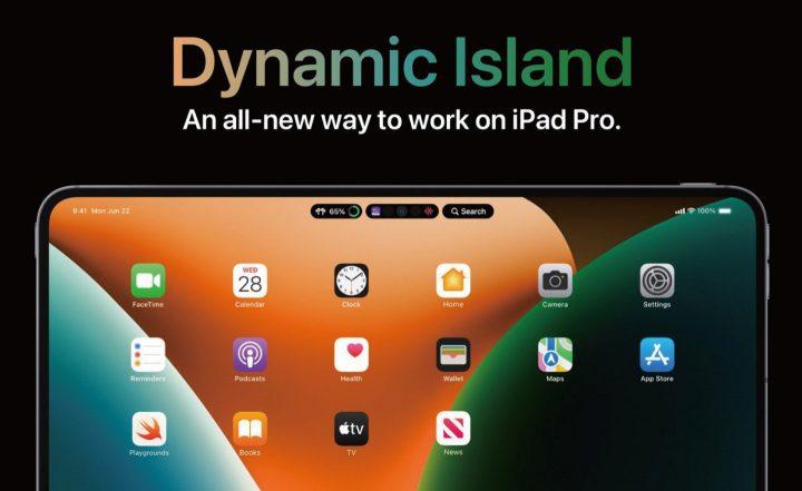 具备「灵动岛」的 iPad 长什么样？国外网友绘制设计图给你看