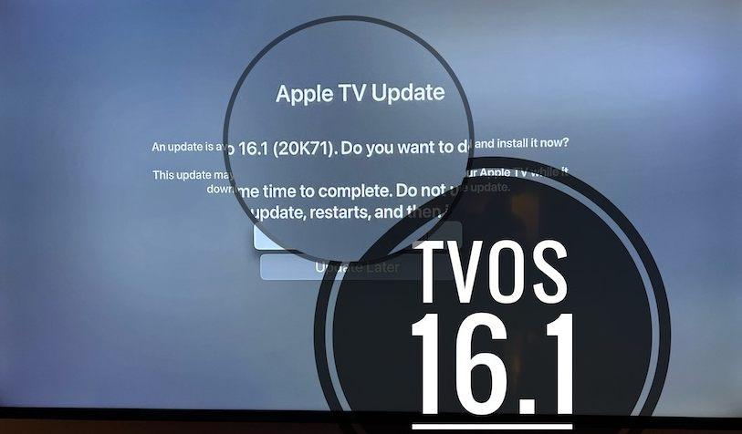 苹果推出 tvOS 16.1、 HomePod 16.1固件更新