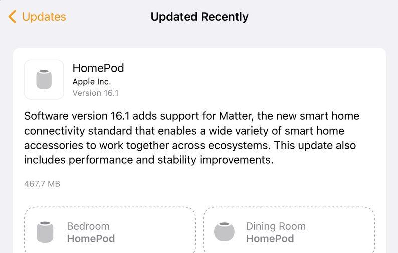 苹果推出 tvOS 16.1、 HomePod 16.1固件更新