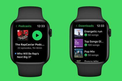 Spotify为Apple Watch推出更新：可下载音乐离线听