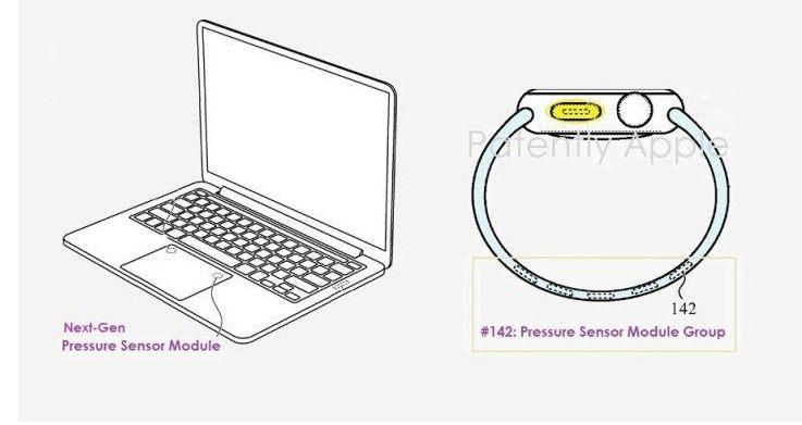 Apple Watch 和 MacBook 将可以测量血压：苹果压力感测模组专利曝光