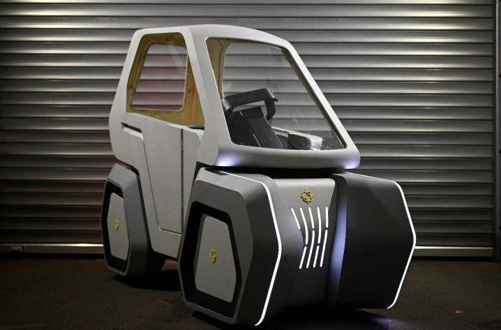 3D打印迷你电动车，不用驾照就能在路上驾驶