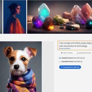 Adobe宣布正式开售AI绘图素材