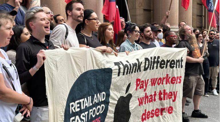 澳洲苹果商店员工在圣诞节罢工：争取更好的工作待遇
