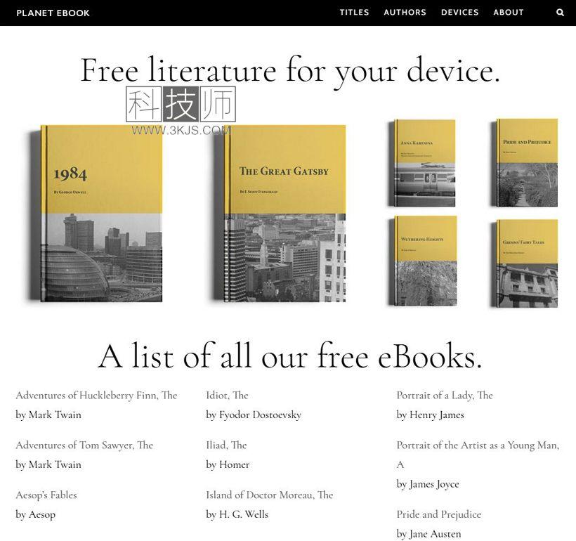 5个免费外文书籍下载网站