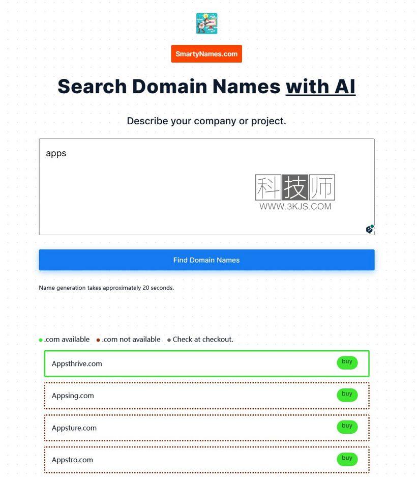 SmartyNames_域名生成器(含教程)