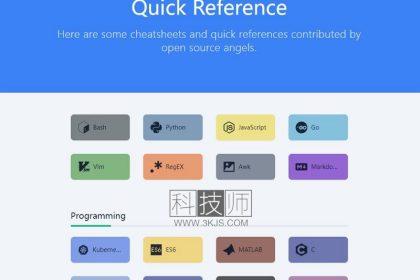 Quick Reference - 开发人员速查表在线版