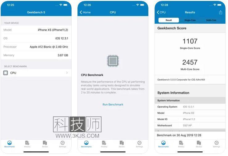 iPhone跑分工具 Geekbench 5 限时免费