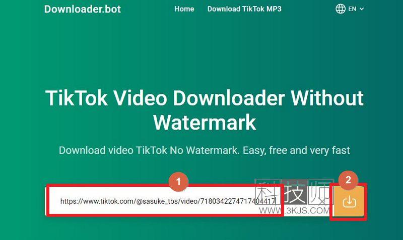 Downloader.bot - tiktok视频下载(含教程)