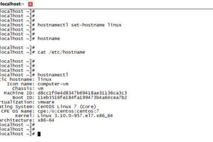 centos怎么修改hostname主机名(centos修改hostname的具体方法)