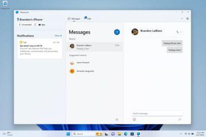 微软为 Windows 加入 iMessage 支持