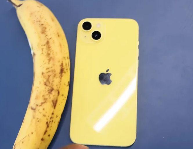 黄色 iPhone 14 甄姬曝光，究竟有多黄？与 iPhone XR 对比区别大吗？