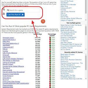 Can you run it - 游戏配置检测在线检测工具(含教程)