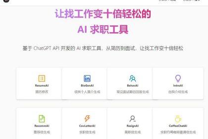 AI求职工具_在线版求职软件(含教程)