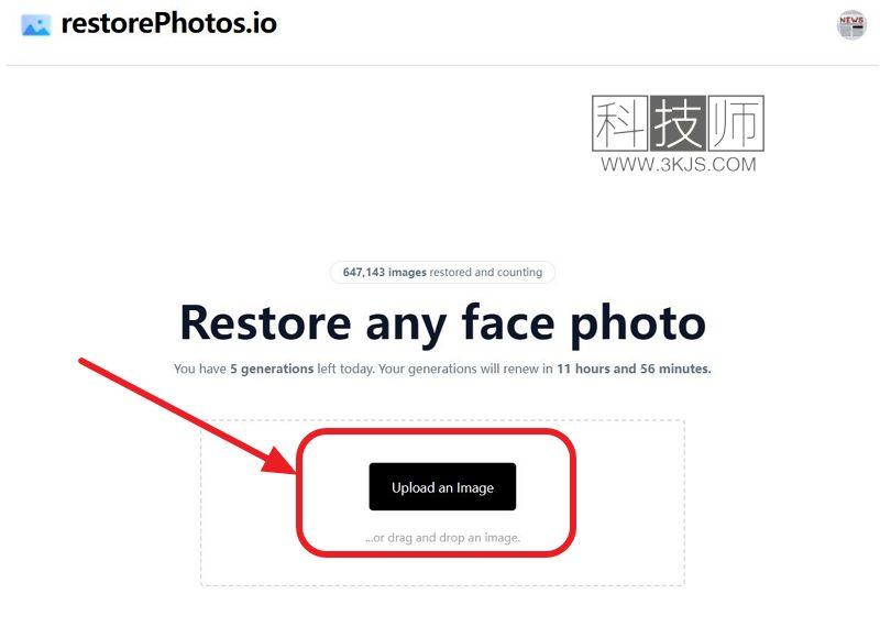 restorePhotos.io - 基于人脸修复的照片修复在线工具(含教程)